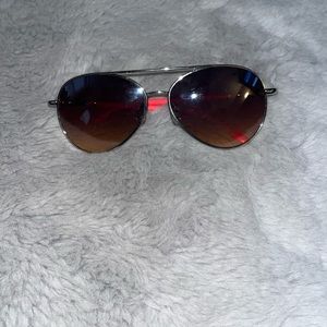 Fashion Sunglasses neon orange trim